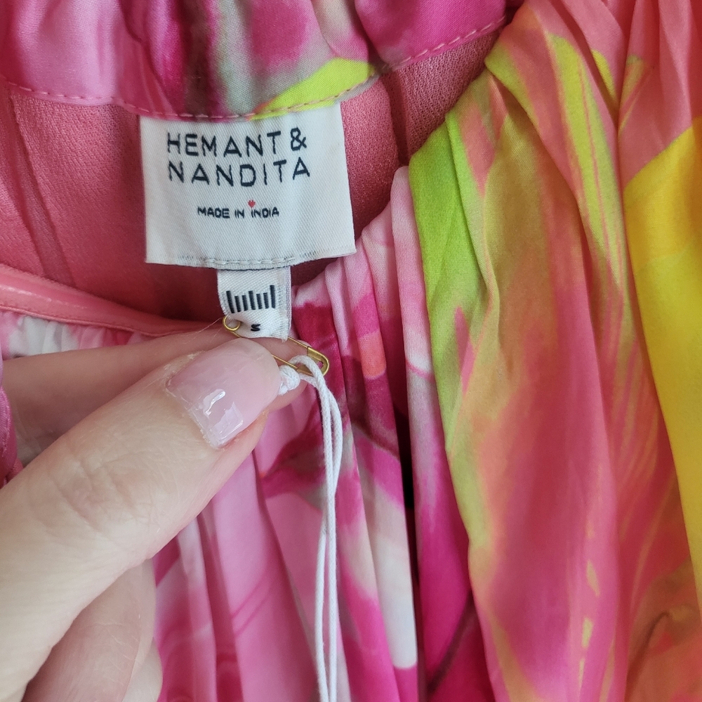 Hemant & Nandita Maxi Dress NWT Sz S - Picture 11 of 11